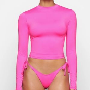 SKIMS TAFFY - SWIM LONG SLEEVE SHIRT